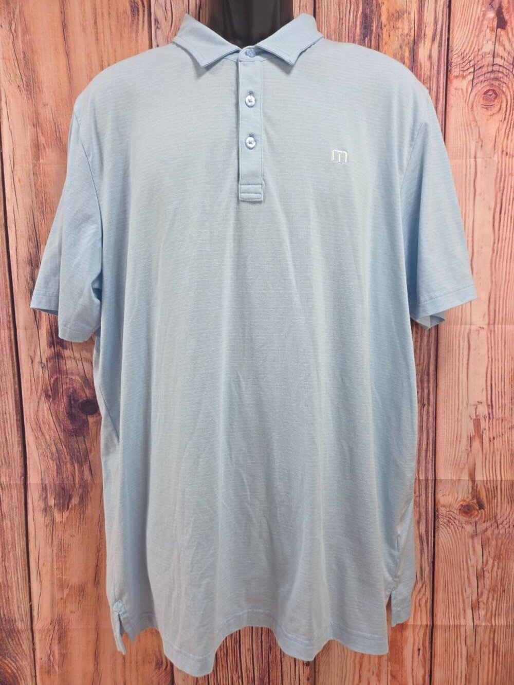 Travis Mathew Mens Blue Golf Polo Size XL